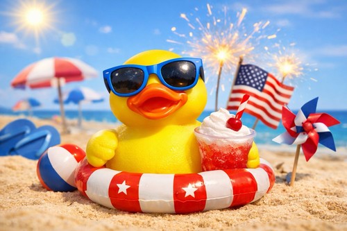 Yellow rubber ducks - rubber, ducks – 