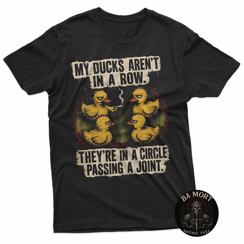 Ducks aren a row - aren't,